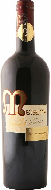 Вино Menuts Pierre Riviere, Merlot-Cabernets, Bordeaux AOC, 2011