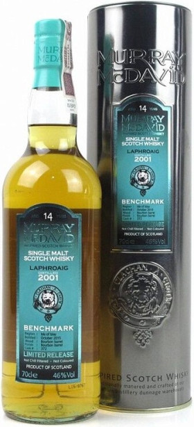 Виски Murray McDavid Laphroaig 14 Years Old 2001 metal tube 700 мл