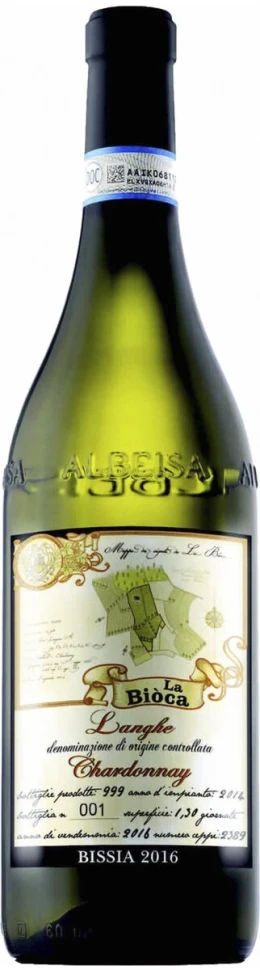 Вино La Bioca, Chardonnay Vigna Bussia, Langhe DOC, 2016