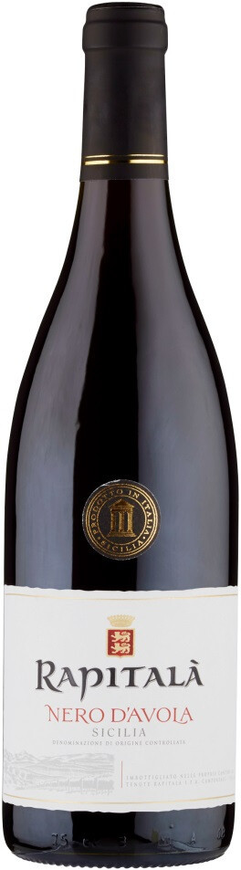 Вино Rapitala Nero d Avola Sicilia IGT 2021