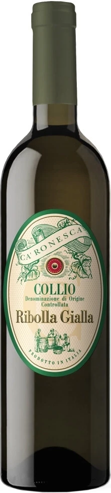 Вино Ca' Ronesca, Ribolla Gialla, Collio DOC, 2017