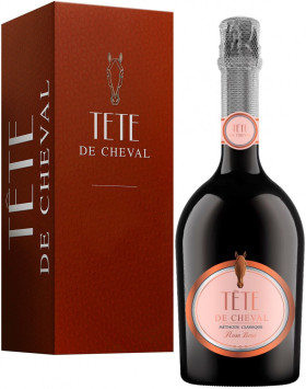 Игристое вино Tete de Cheval Rose Brut gift box