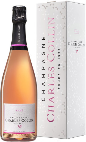 Шампанское Charles Collin Rose Brut Champagne AOC gift box