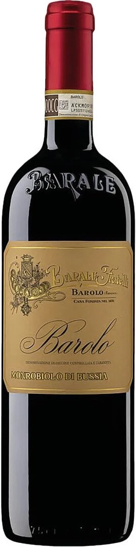 Вино Barale Fratelli, Barolo Monrobiolo di Bussia DOCG, 2019