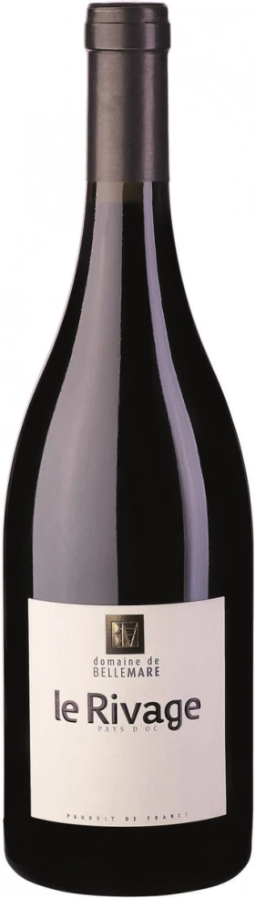 Вино Domaine de Belle Mare, Le Rivage Rouge, Pays d'Oc IGP, 2021