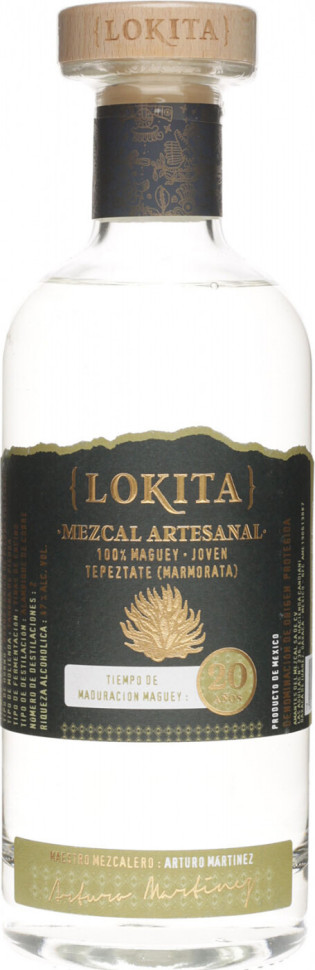 Мескаль Lokita Mezcal Tepeztate 20 Anos 0.7 л