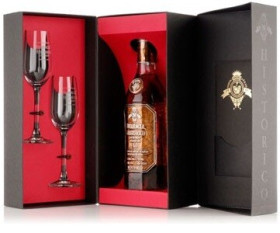 Текила Herencia Historico Extra Anejo gift box with 2 glasses 0.7 л