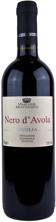 Вино Marchese Montefusco Nero d'Avola, Sicilia IGT, 2018