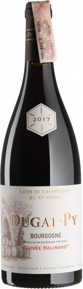 Вино Domaine Bernard Dugat Py Bourgogne Cuvee Halinard 2017