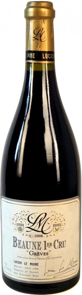 Вино Lucien Le Moine, Beaune Premier Cru Greves AOC, 2008