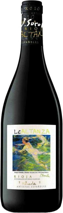 Вино Le Altanza Artistas Espanoles Sorolla Reserva, Rioja DOC, 2012