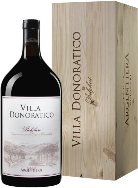 Вино Argentiera, "Villa Donoratico", 2021, wooden box, 3 л