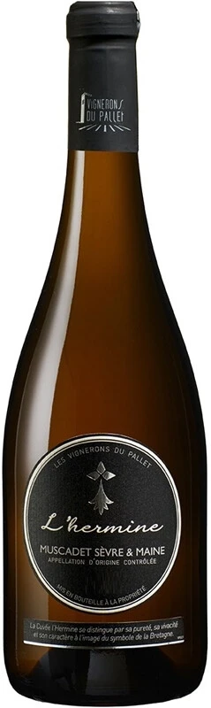 Вино L'hermine Muscadet de Sevre et Maine AOC, 2018