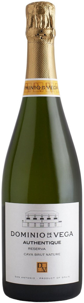 Игристое вино Dominio de la Vega Authentique Brut Nature Reserva Cava DO 2016