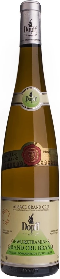 Вино Dopff au Moulin, Gewurztraminer Alsace Grand Cru AOC Brand, 2012