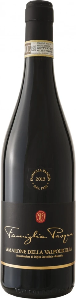 Вино Famiglia Pasqua Amarone della Valpolicella DOCG, 2013