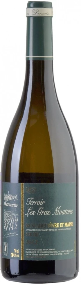 Вино Domaine La Haute Fevrie, Les Gras Moutons Sur Lie, Muscadet Sevre Et Maine AOC, 2012