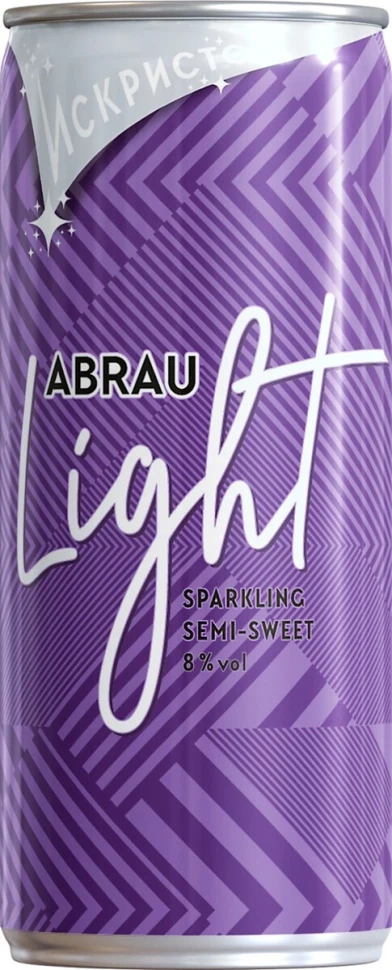 Вино Abrau Durso, Abrau Light Semi-Sweet, in can, 250 мл