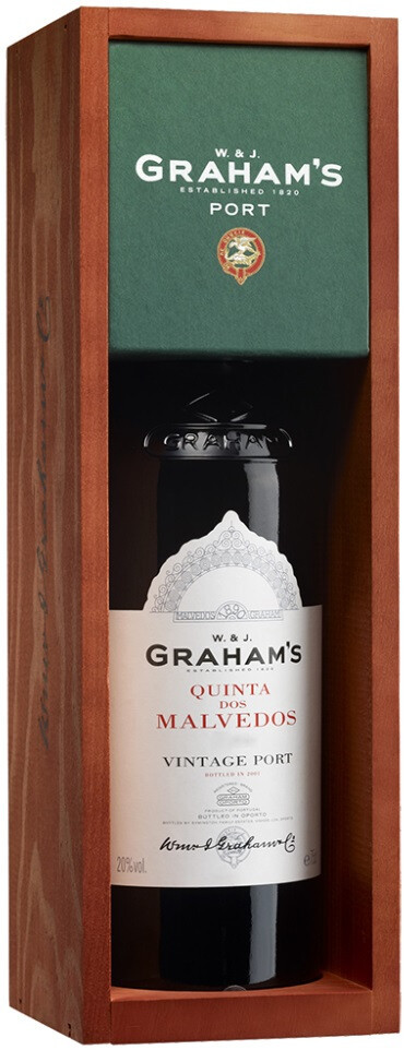 Портвейн Graham s Quinta dos Malvedos Vintage Port 2004 wooden box