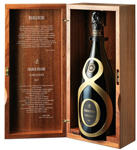 Игристое вино Guido Berlucchi Franco Ziliani 80 Franciacorta Brut Riserva DOCG 2007 gift box 15 л