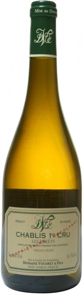 Вино Domaine Vocoret, Les Forets Vieilles Vignes, Chablis 1-er Cru AOC, 2018