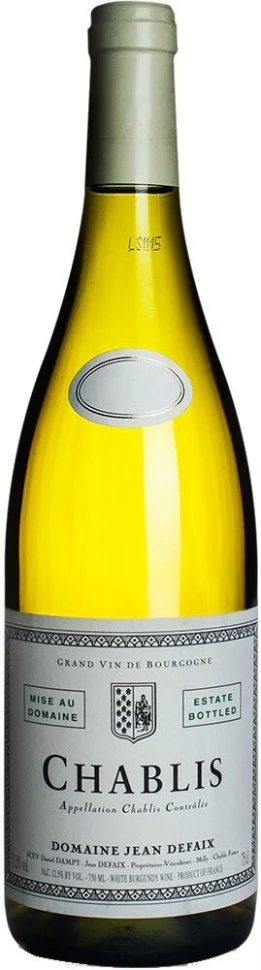 Вино Domaine Jean Defaix, Chablis AOC, 2022