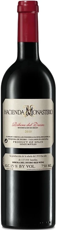 Вино Hacienda Monasterio, Crianza, Ribera del Duero DO, 2010