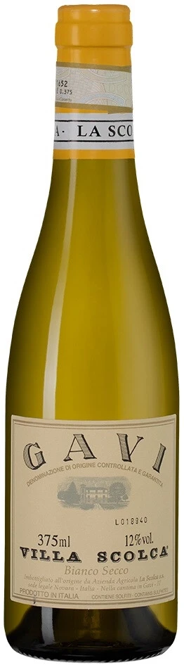 Вино Gavi DOCG, Villa Scolca, 2019, 375 мл