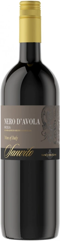 Вино Sanvito Nero d'Avola, Sicilia DOC