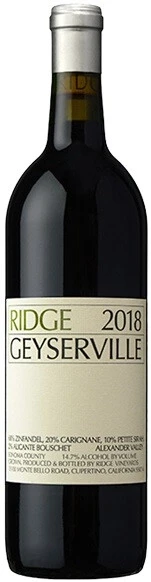 Вино Ridge, Geyserville, 2018