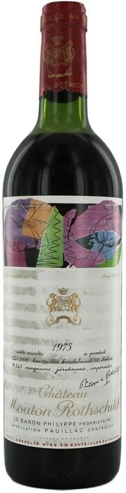 Вино Chateau Mouton Rothschild, Pauillac AOC Premier Grand Cru Classe, 1975