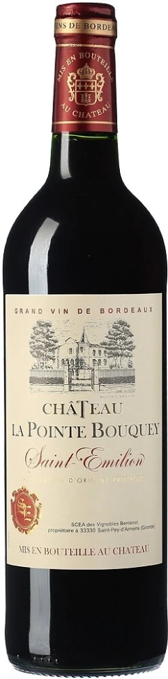 Вино Chateau La Pointe Bouquey, Saint-Emilion AOC, 2014