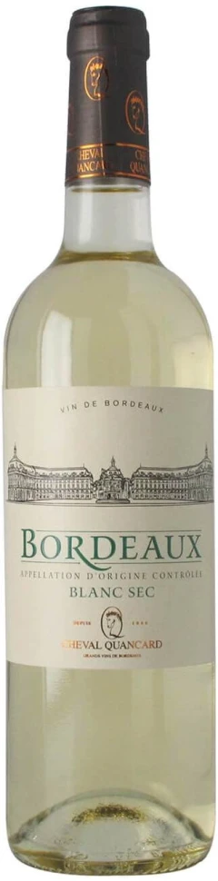 Вино Cheval Quancard, Bordeaux AOC Blanc Sec, 2022