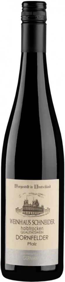 Вино Weinhaus Schneider Dornfelder Halbtrocken