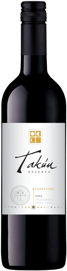 Вино Takun Carmenere Reserva, 2018