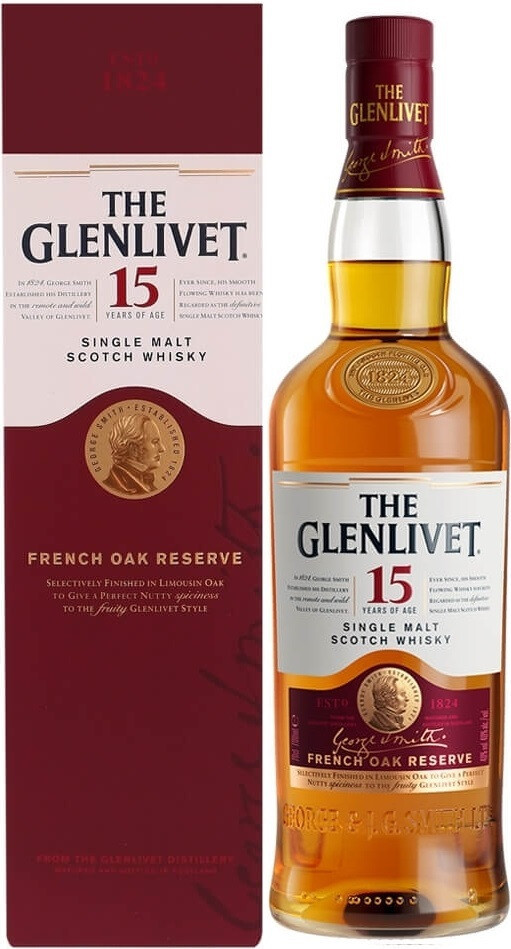 Виски The Glenlivet 15 years with box 700 мл