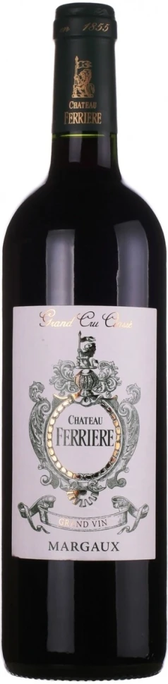 Вино Chateau Ferriere, Margaux AOC 3-eme Grand Cru Classe, 2012