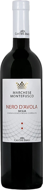 Вино Marchese Montefusco Nero d Avola Sicilia DOC 2022