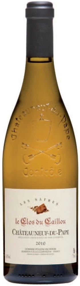 Вино Domaine du Caillou, Les Safres, Chateauneuf du Pape AOC Blanc, 2010