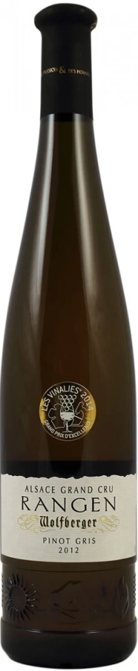 Вино Wolfberger, Rangen Pinot Gris, Alsace Grand Cru, 2012