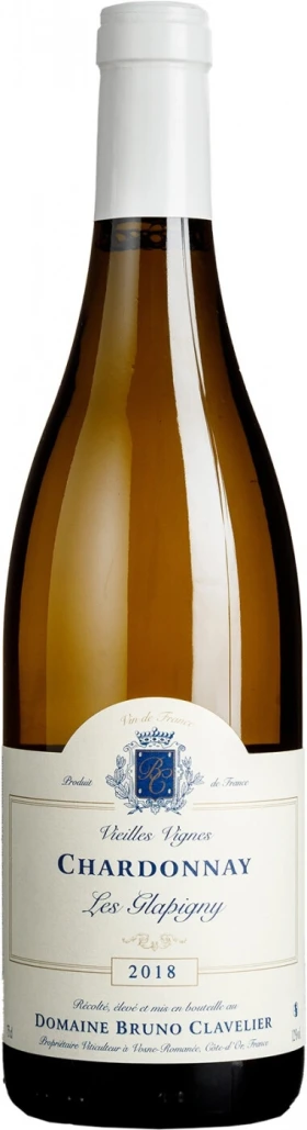 Вино Domaine Bruno Clavelier, Chardonnay Les Glapigny Vieilles Vignes, 2018