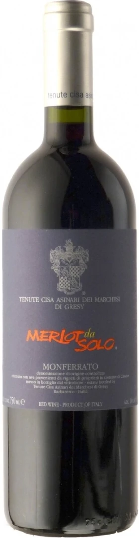 Вино Marchesi di Gresy, Merlot da Solo, Monferrato DOC, 2005