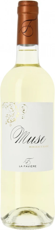 Вино La Faviere, "Muse" Blanc, Bordeaux AOC, 2021