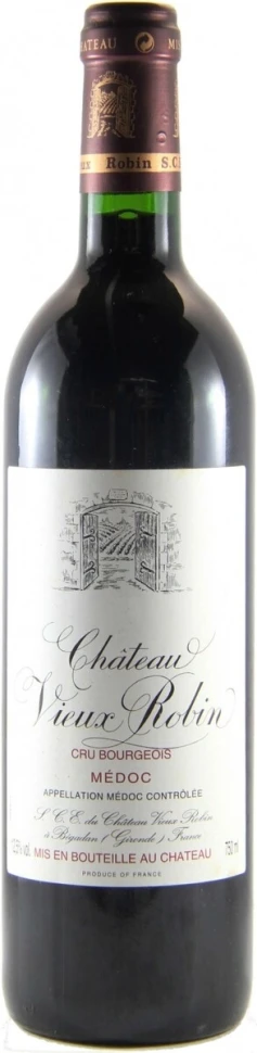 Вино Chateau Vieux Robin, Medoc AOC, 2016