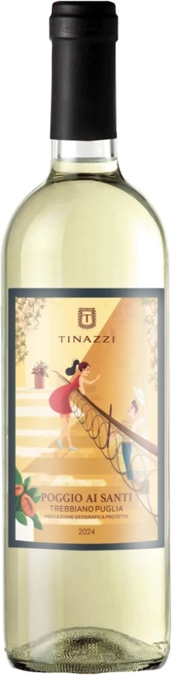 Вино Poggio Ai Santi Trebbiano, Puglia IGP, 2024, 0.75 л