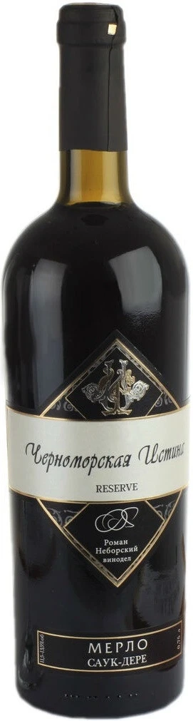 Вино "Черноморская Истина" Резерв Мерло