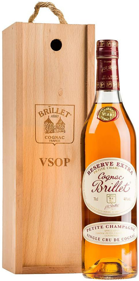 Коньяк Brillet Reserve VSOP Petite Champagne gift box 700 мл