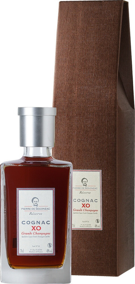 Коньяк Pierre de Segonzac XO Reserve Grande Champagne Qbic decanter & gift box 700 мл