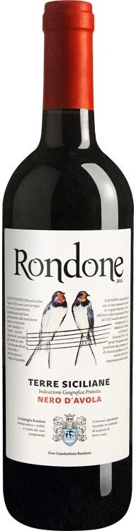 Вино Settesoli, Rondone Nero d'Avola, Sicilia IGT, 2020