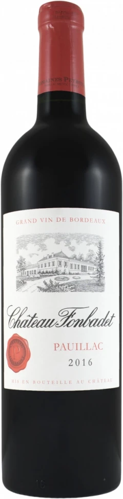 Вино Chateau Fonbadet, Pauillac AOC, 2016
